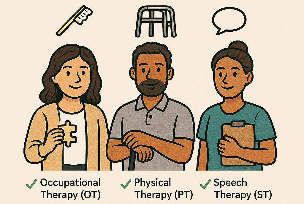 1. Overview of Rehab Therapy: OT, PT, ST—What’s the Difference? - PRT Blog